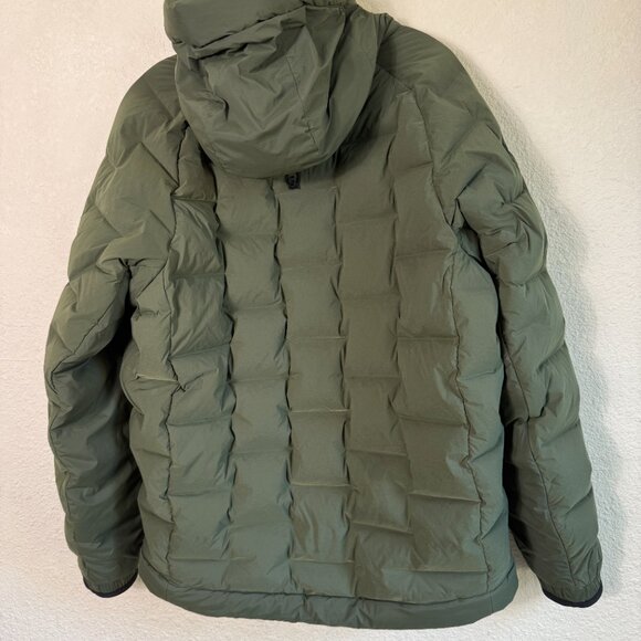 Mountain Hardwear Down Pullover Hoody Jacket \\ Size Medium // Surplus, Green - Picture 6 of 8